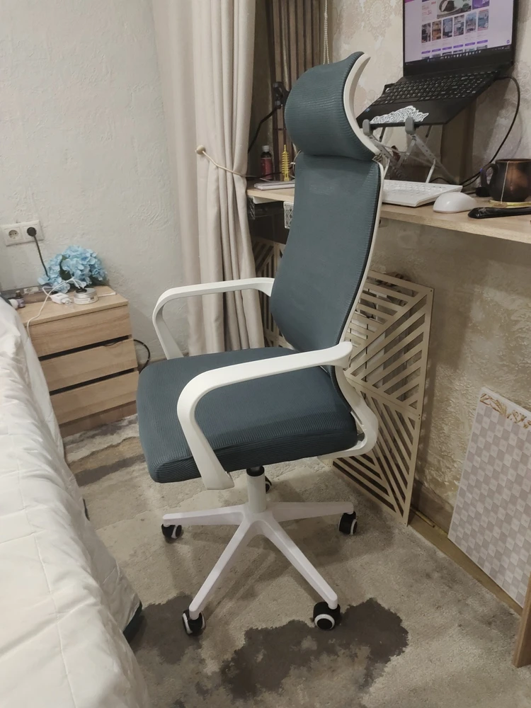 Компьютерное кресло Montana light gray / white фото покупателя 31