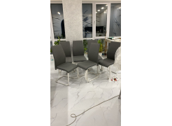 Стул на металлокаркасе Карли warm grey TP / chrome фото покупателя 2