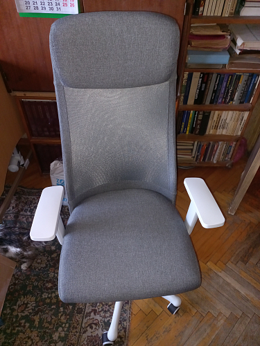 Компьютерное кресло Salta gray / white фото покупателя 31
