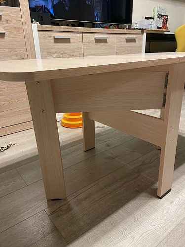 Стол-книжка СтК6 венге / дуб молочный высота 54 см фото покупателя 1