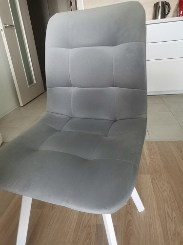 Стул на металлокаркасе Чилли К кирпичный / черный фото покупателя 226