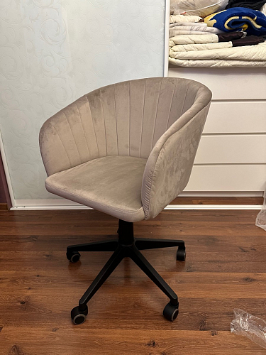 Компьютерное кресло Тибо 01 светло-коричневый / черный фото покупателя 111