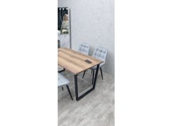 Стол Лота Лофт 120 25 мм сабия / черный матовый фото покупателя 69