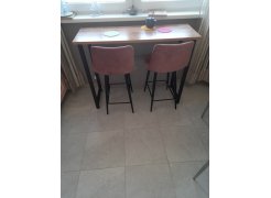 Барная стойка Дилан Лофт 120х60х90 бетон фото покупателя 134