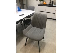 Стул на металлокаркасе Седа К крутящийся светло-серый  / белый фото покупателя 304