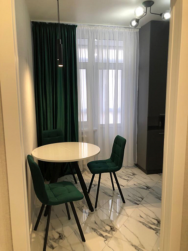 Стул на металлокаркасе Чилли К темно-серый (velutto 32) / черный фото покупателя 86