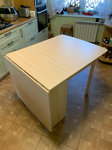 Стол обеденный раздвижной СтК7 дуб молочный фото покупателя 138