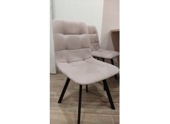 Стул на металлокаркасе Чилли синяя ткань / белый фото покупателя 27