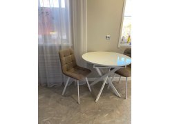 Стул на металлокаркасе Чилли светло-серый / черный фото покупателя 476