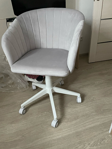 Компьютерное кресло Тибо confetti chocolate / белый фото покупателя 145