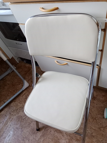 Стул Chair раскладной бежевый фото покупателя 27