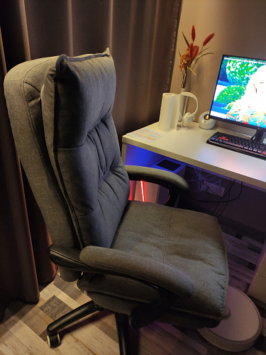 Компьютерное кресло Rapid серое фото покупателя 10