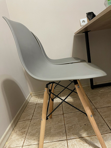 Пластиковый стул Eames PC-015 серый фото покупателя 171