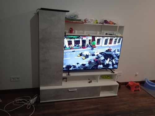 Готовая гостиная Jimenez дуб венге / белый глянец фото покупателя 106