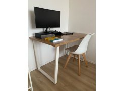 Стол Лота Лофт 140 25 мм черный матовый / бетон фото покупателя 867