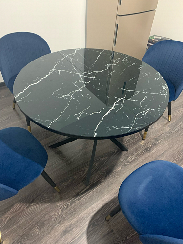 Стул на металлокаркасе Gabi gray / black фото покупателя 734