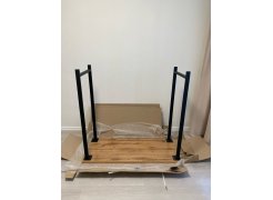 Барная стойка Дилан Лофт 120х40х90 бетон светлый фото покупателя 7