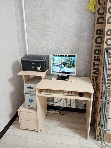 Стол компьютерный Джаз-24 правый венге фото покупателя 151