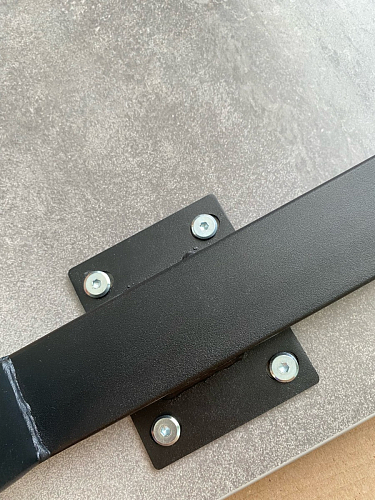 Стол Лота Лофт 120 32 мм бетон / черный матовый фото покупателя 126