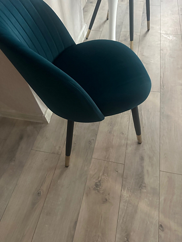 Стул на металлокаркасе Gabi 1 light purple / black фото покупателя 587