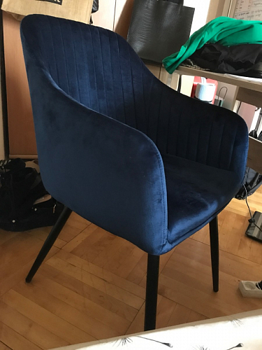 Стул на металлокаркасе Slam champagne фото покупателя 16