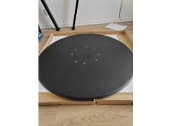 Стеклянный стол Норфолк 100 золото фото покупателя 4