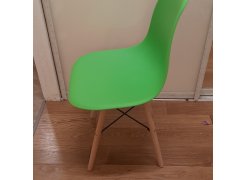 Пластиковый стул Eames PC-015 серо-голубой / дерево фото покупателя 75