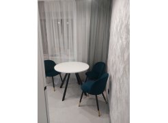 Стул на металлокаркасе Gabi blue / black фото покупателя 406