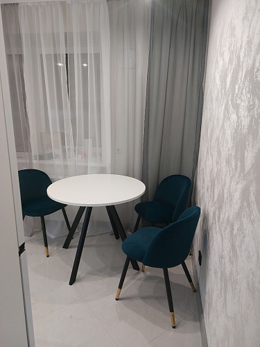 Стул на металлокаркасе Gabi 1 beige / black фото покупателя 405