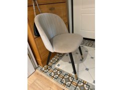 Стул на металлокаркасе Gabi 1 gray / black фото покупателя 650