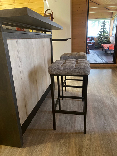 Барный стул Лофт катания лаванда / белый матовый фото покупателя 296