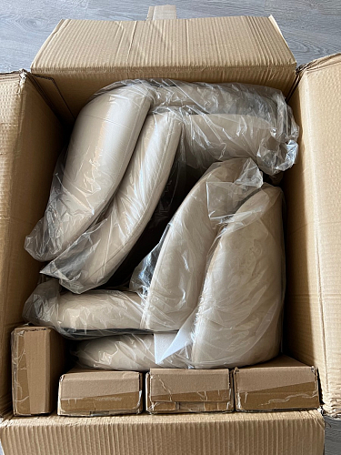 Стул на металлокаркасе Gabi gray / black фото покупателя 341