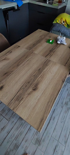 Стол раскладной Лота Лофт 120 25 мм юта / черный матовый фото покупателя 458