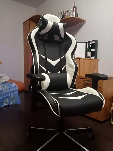 Компьютерное кресло Racer черный / красный / бежевый фото покупателя 24