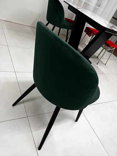 Стул на металлокаркасе Gabi wine red / black фото покупателя 227