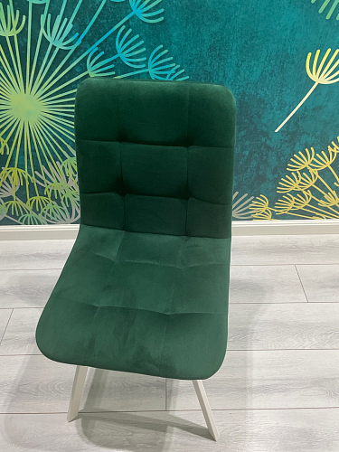 Стул на металлокаркасе Чилли черный / зеленый фото покупателя 833