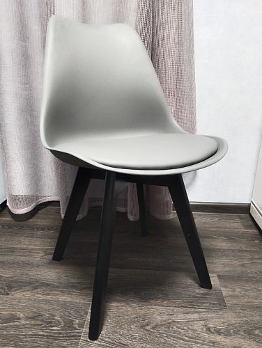 Деревянный стул Bonuss light gray / wood фото покупателя 80