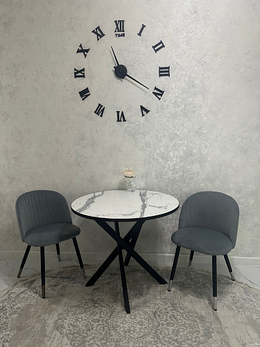 Стул на металлокаркасе Gabi gray / black фото покупателя 800