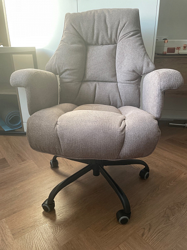 Компьютерное кресло Brooklyn ткань черный фото покупателя 2