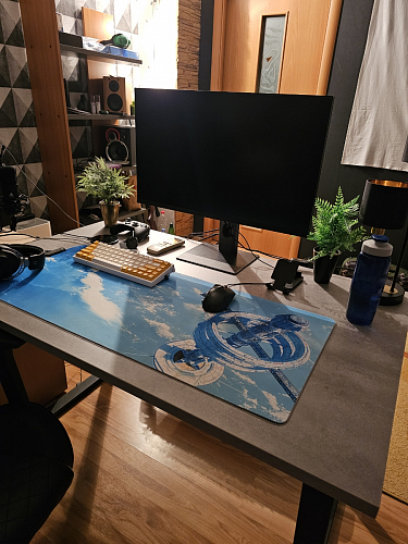 Деревянный стол Лота Лофт 140х80 черный матовый / бетон светлый фото покупателя 416