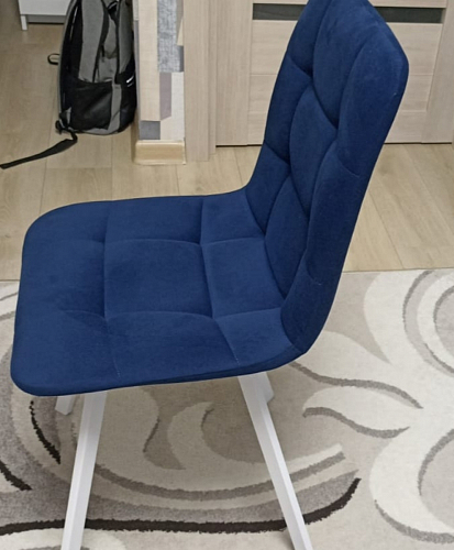 Стул на металлокаркасе Чилли черный / зеленый фото покупателя 968