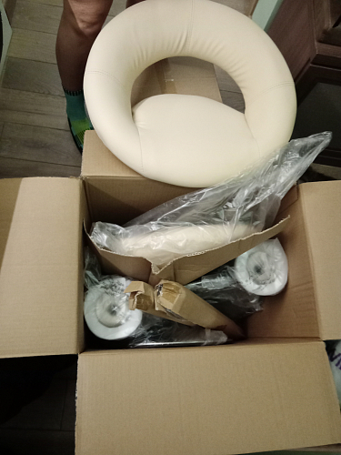 Барный стул Oazis white / chrome фото покупателя 6