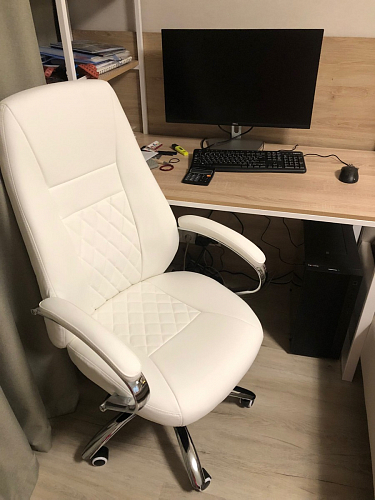 Компьютерное кресло Aragon белое фото покупателя 189