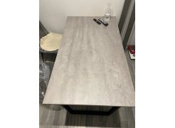 Стол Лота Лофт 140 25 мм черный матовый / бетон фото покупателя 885