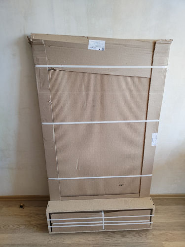 Стол Тринити Лофт 120 32 мм бетон / черный матовый фото покупателя 428