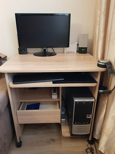 Компьютерный стол КСТ-10.1 белый фото покупателя 15