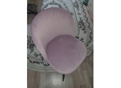 Стул на металлокаркасе Gabi 1 бежевый / черный с серебряными наконечниками фото покупателя 71