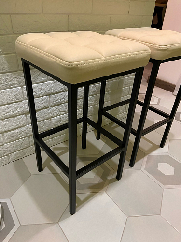 Полубарный стул Лофт мадера 20 / белый матовый фото покупателя 43