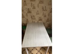 Деревянный стол Лота Лофт 120(160)х75 черный матовый / бетон светлый фото покупателя 385