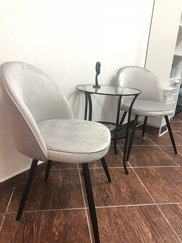 Стул на металлокаркасе Dodo blue фото покупателя 21